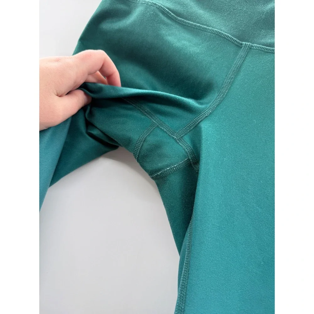 Alo Yoga Airbrush Gradient‎ Leggings Women's Small Evermint Mid Rise Stretch